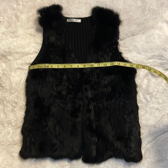 NWOT Real Rabbit Fur sweater Vest